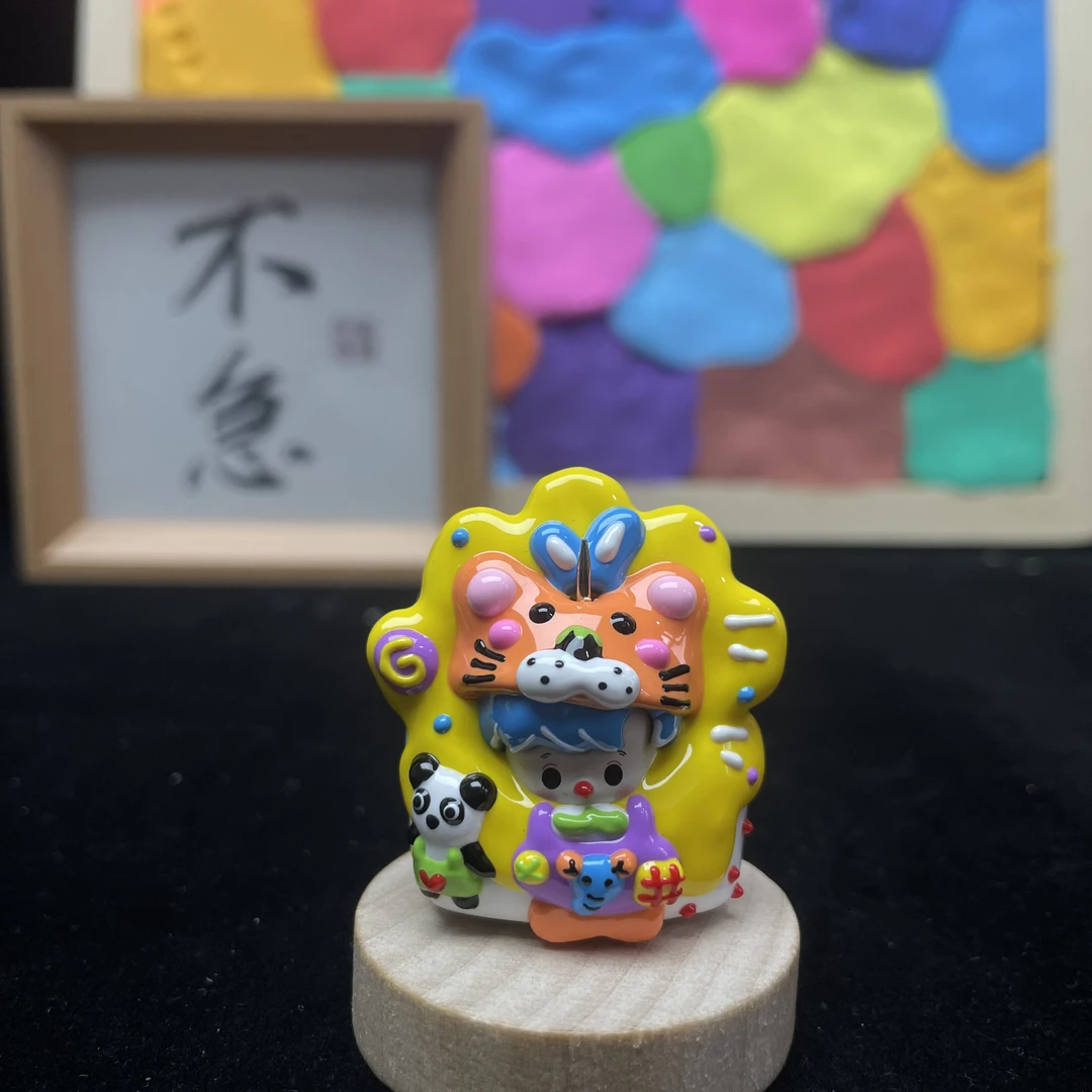 【A10】动物园系列一封情书哈次改娃纯手工捏捏制作DIY创意手机链