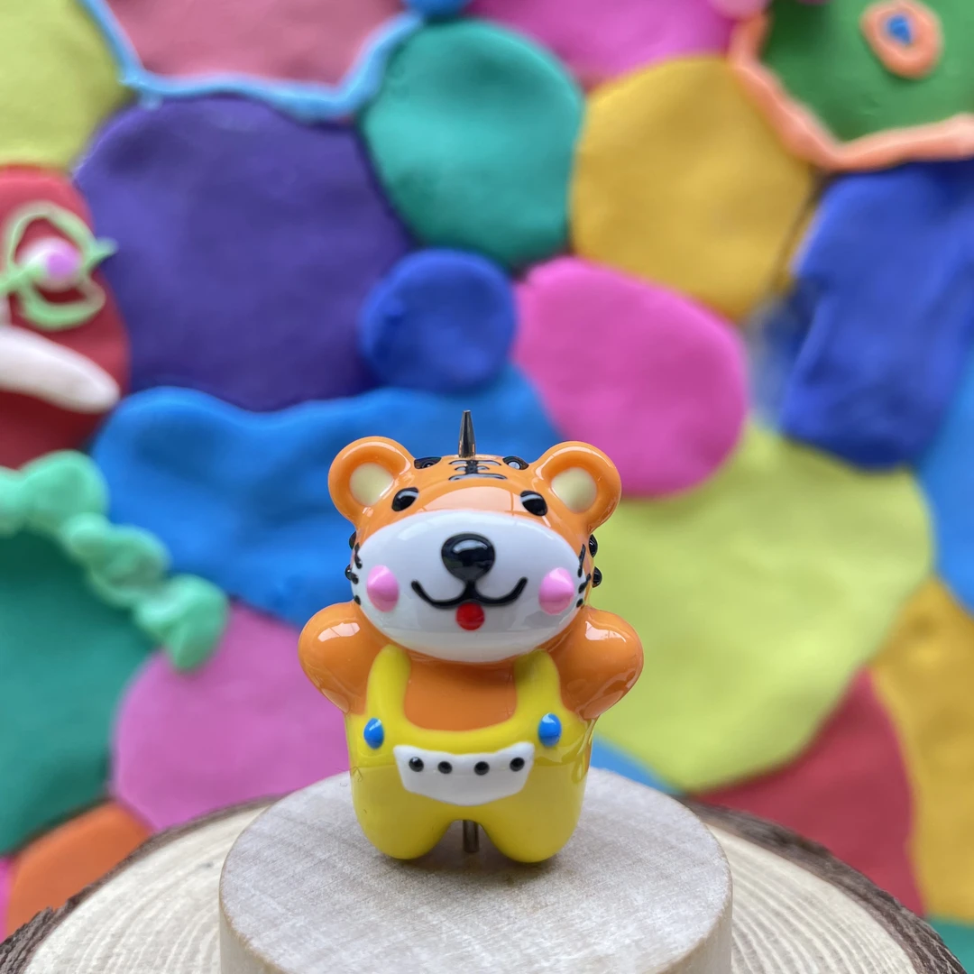 【C38】跳跳虎-纯手工捏捏制作DIY创意手机链