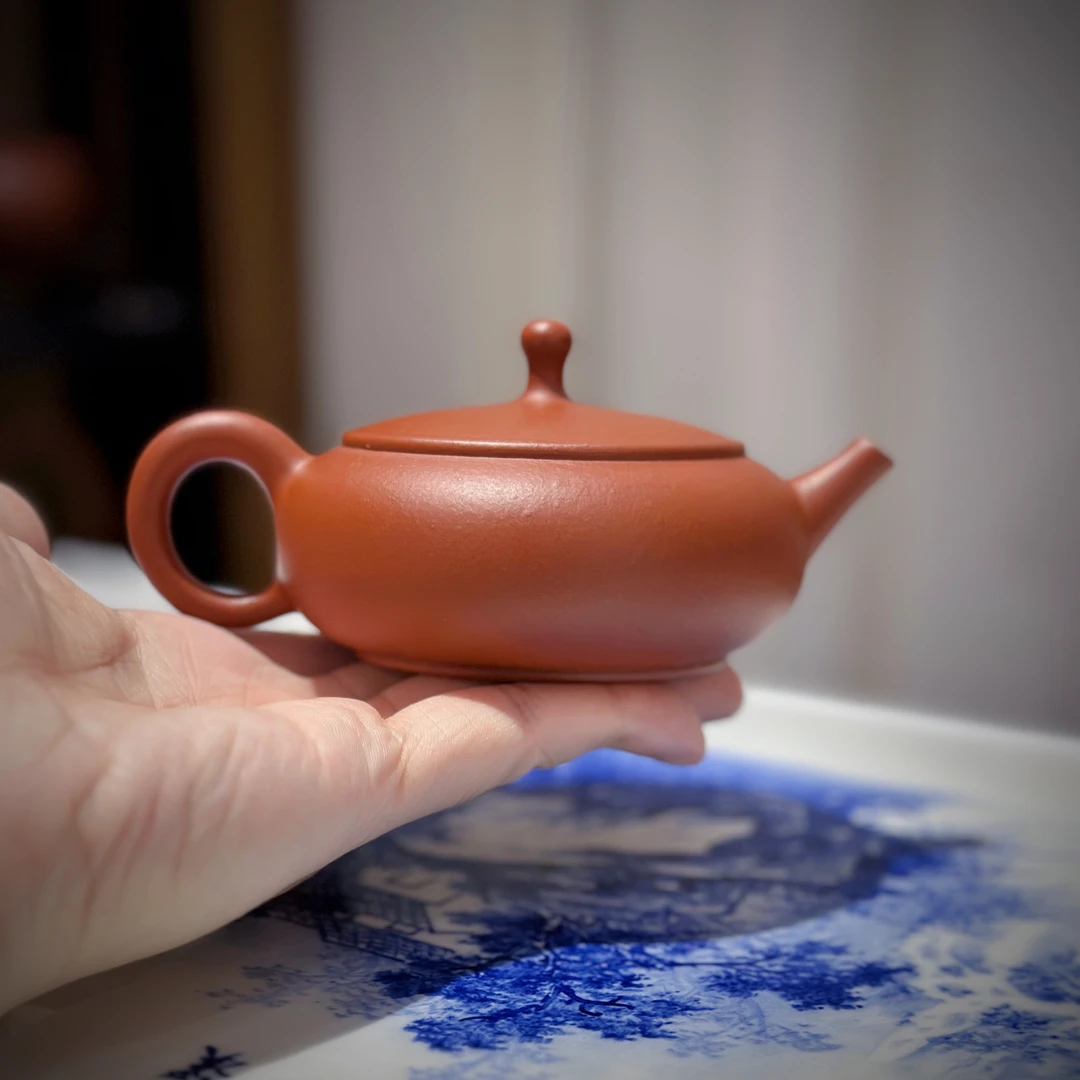 吴佩姬 广源壶120-150cc潮州手拉朱泥壶全手工谢华大师女弟子茶壶
