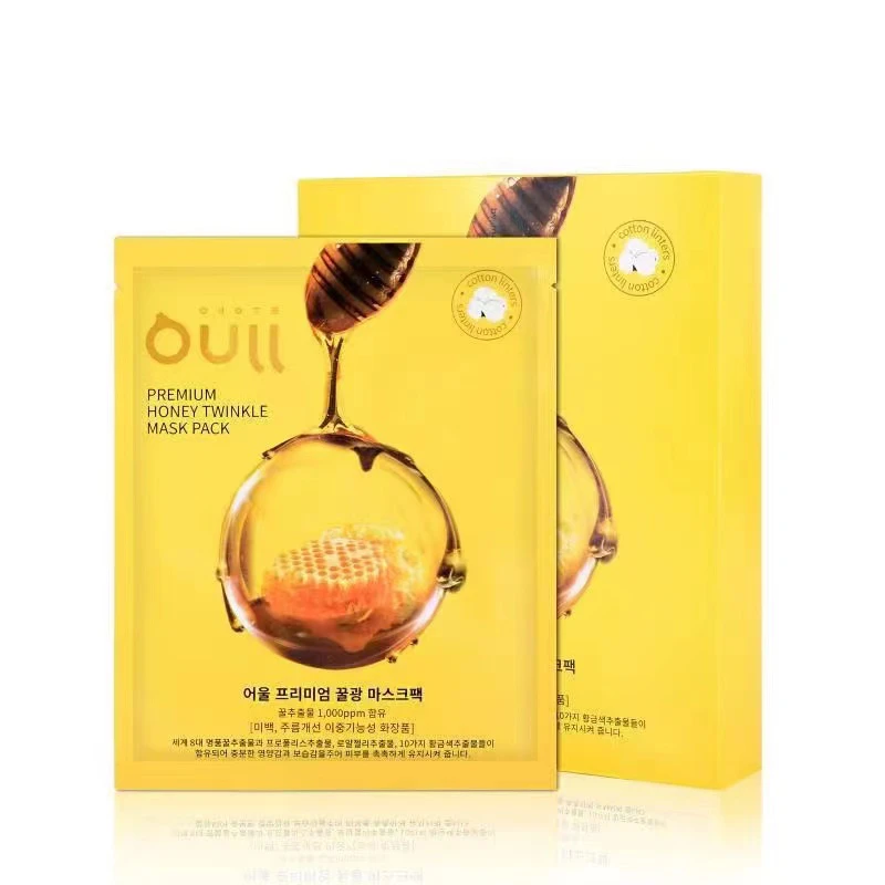 OULL/奥合抗皱小蜜罐蜂蜜面膜30ml*7片/盒 保湿润护长效