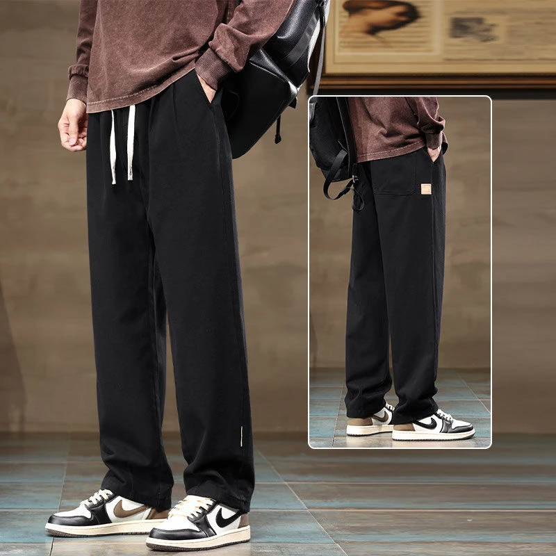 工装休闲裤子男士2025新款百搭直筒宽松春季潮牌男生阔腿长裤春夏
