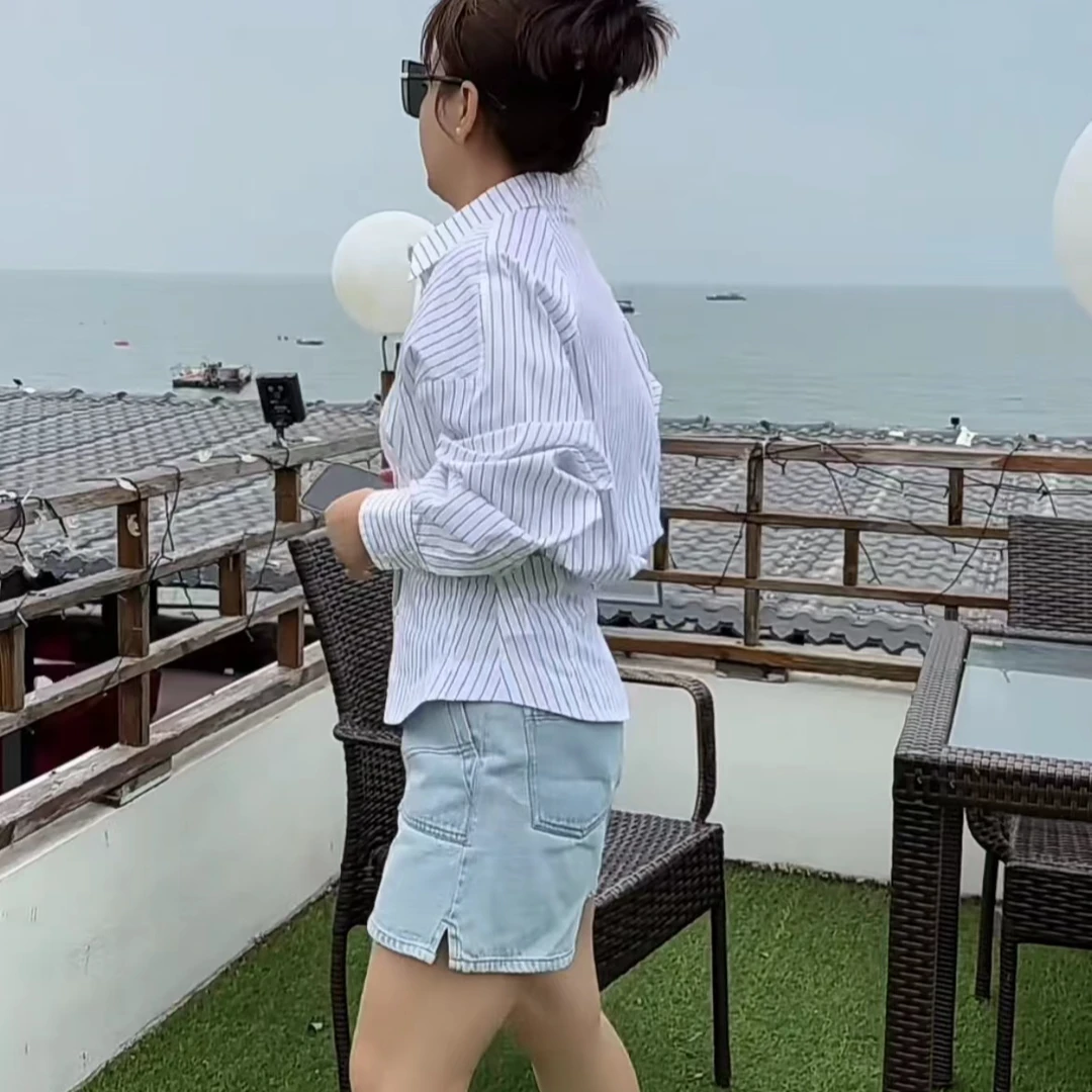 丹哥服饰-气质衬衫休闲女士春季秋季舒适潮流白色经典夏季透气