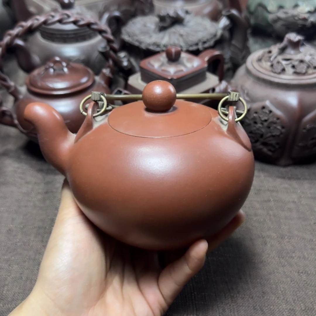 泥塑东*亮紫砂壶茶具壶