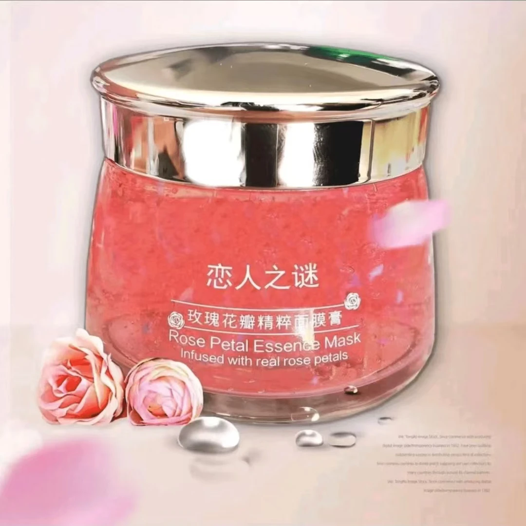 恋人之谜青春水漾玫瑰花瓣睡眠面膜