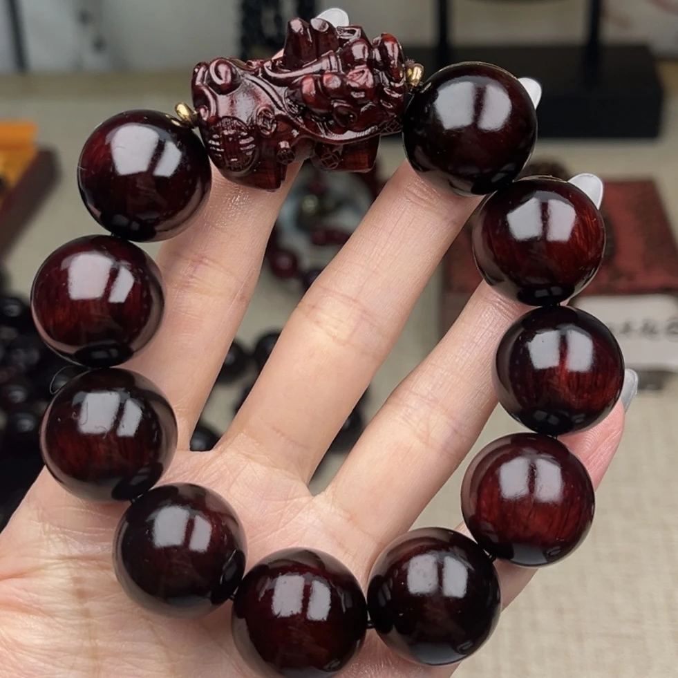 紫檀带貔貅2.0手串