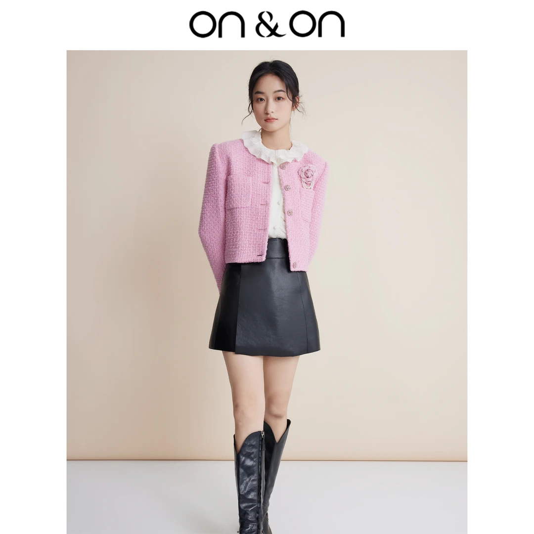 ON&ON/安乃安秋冬新款法式气质时尚轻奢小香风女士外套-N3SW52020