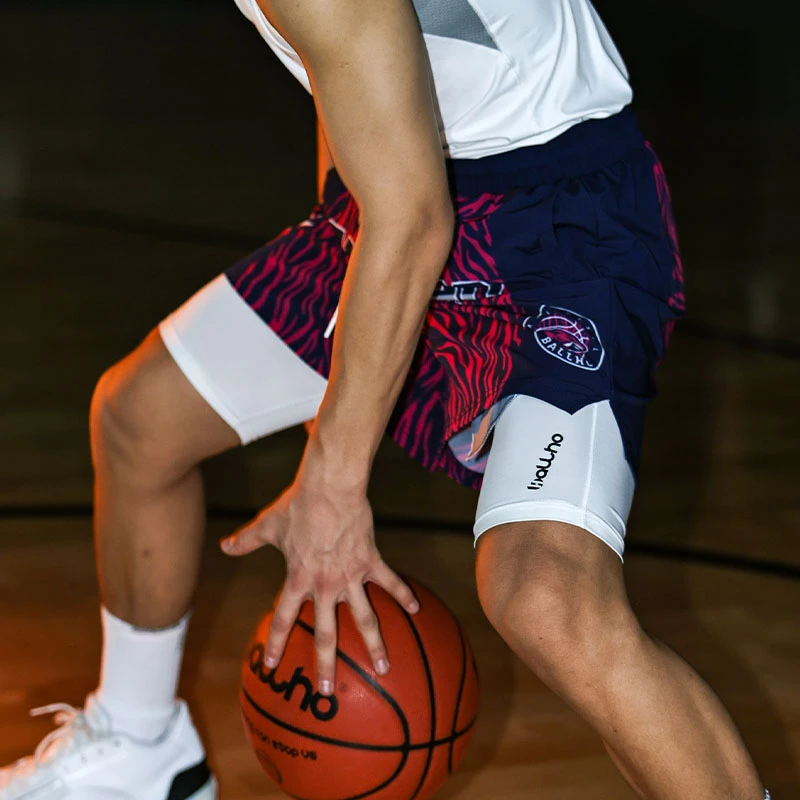 ballho美式篮球虎纹运动短裤实战速干五分裤训练跑步透气休闲男女