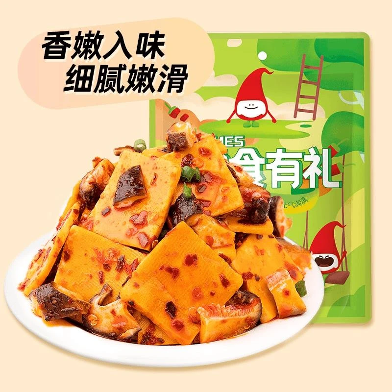 渝美滋香菇豆干g