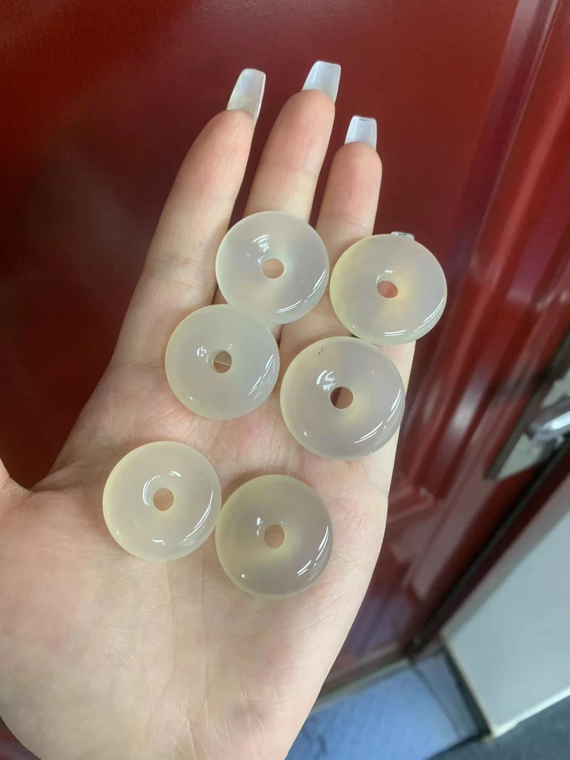 天然马达加斯加冰底平安扣多样性发货拍一发一