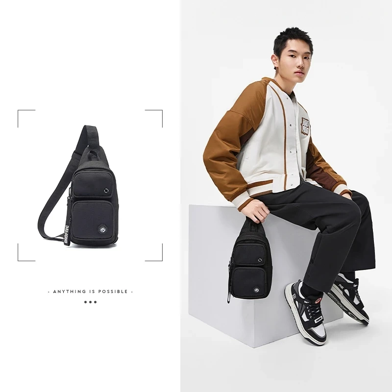 【2023新款】李宁反伍BADFIVE篮球系列男女同款斜挎胸包ABDT219