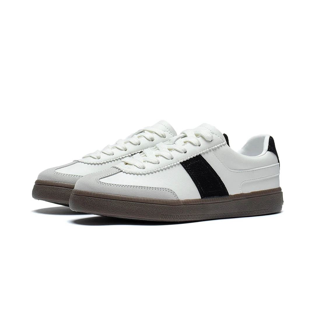 李宁女款休闲鞋新款时尚潮流低帮复古百搭经典运动鞋AGCT344