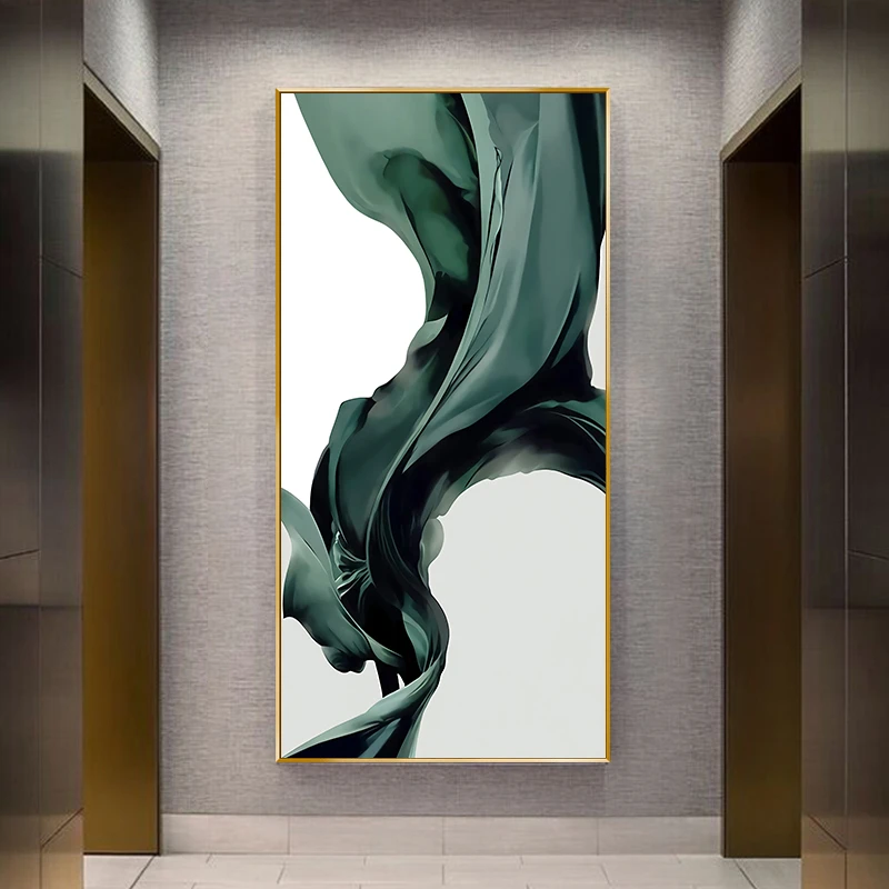 现代抽象玄关装饰画竖幅走廊挂画办公室大气客厅壁画墙画样板间画