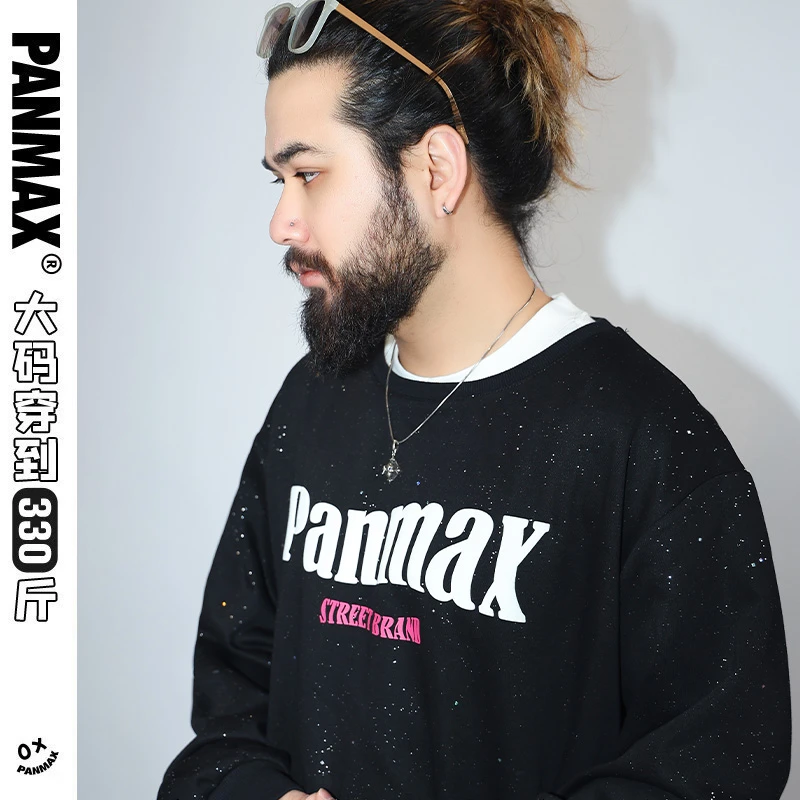 PANMAX/潘·麦克斯卫衣秋季上衣长袖休闲情侣宽松印花