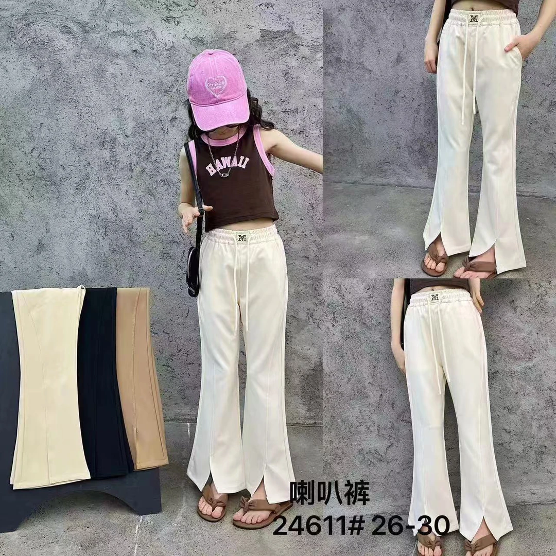 5515春秋新款中大童女童休闲长裤