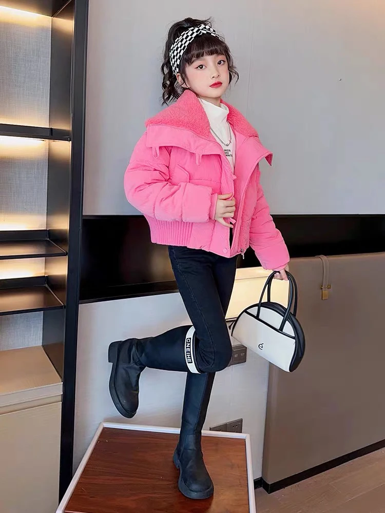 00502中大童女童加厚外套