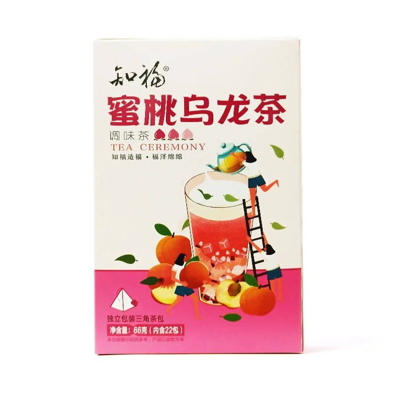 吉马知福茶叶蜜桃乌龙茶茶包茶叶三角袋泡茶小袋装水果冷泡茶66g