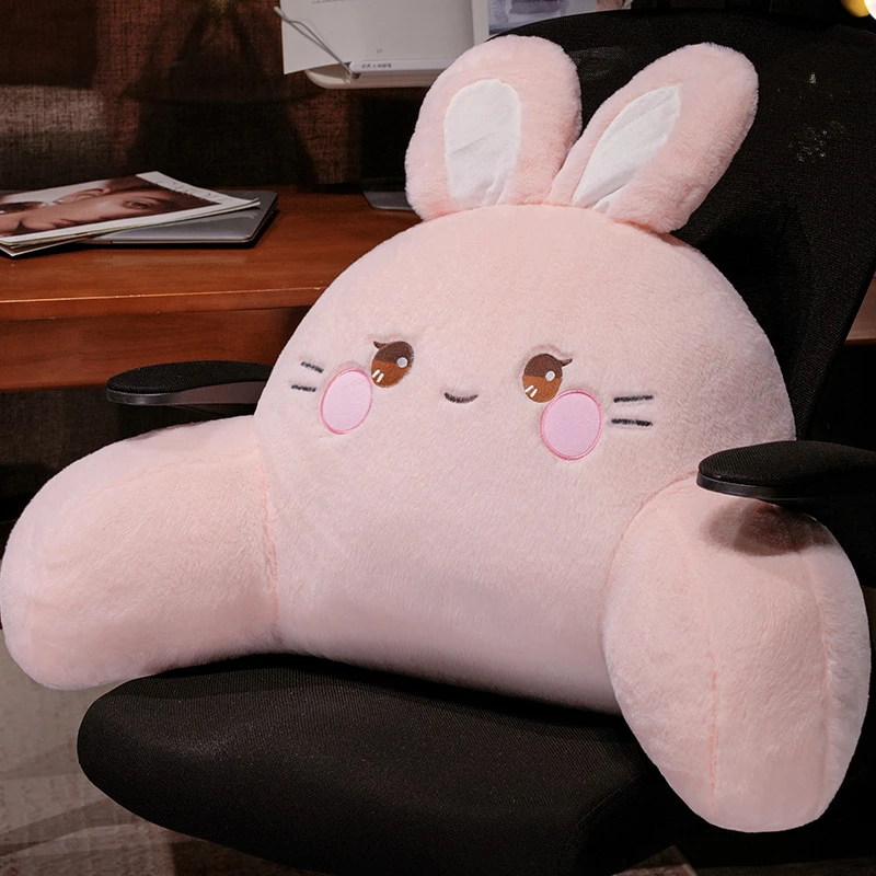 办公室腰靠可爱抱枕学生椅子护腰靠垫沙发床上腰枕床头卡通腰靠垫