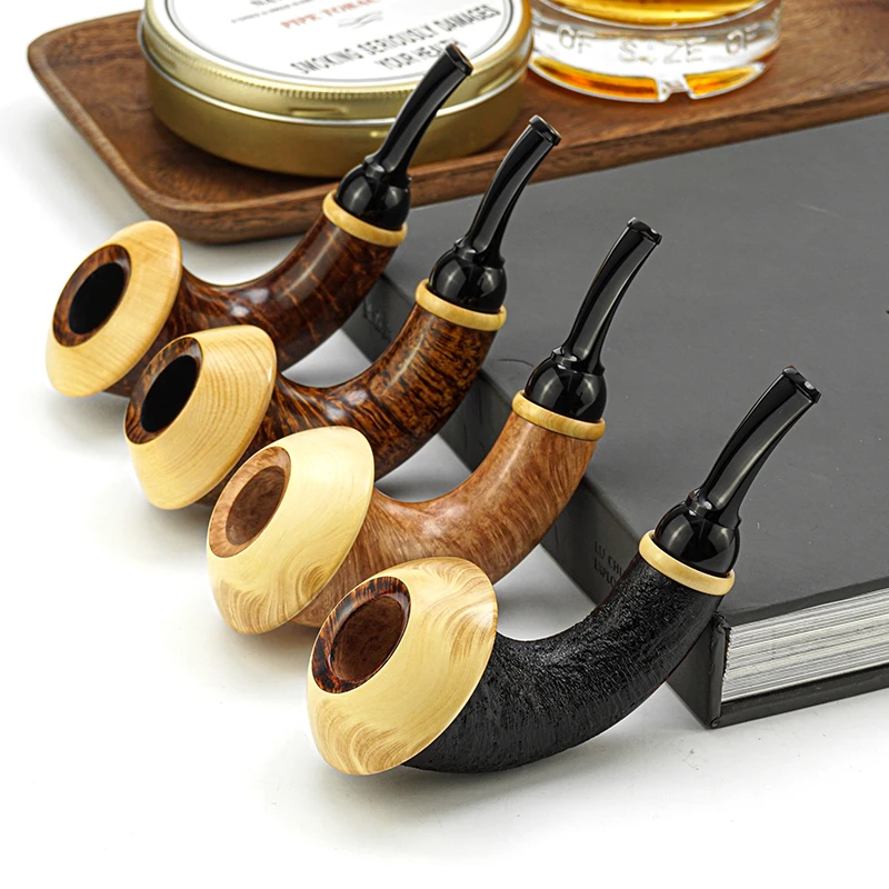 【中国龙*福禄号角-01】张国辉工作室&石楠木烟斗手工葫芦烟具老料