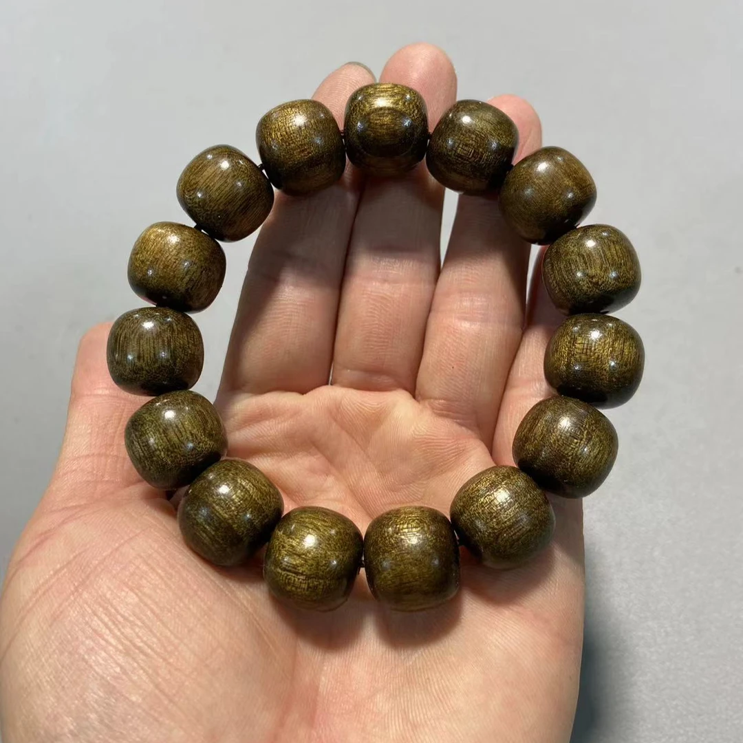 A14乌金底  金丝楠  小叶川料  1.6老型珠