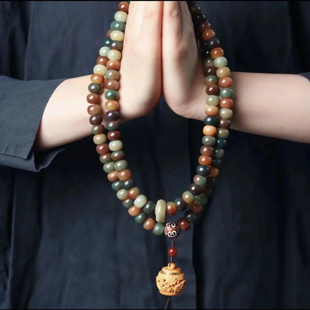菩提根敦煌飞天108颗原创手串手持男女款（送鉴定珠