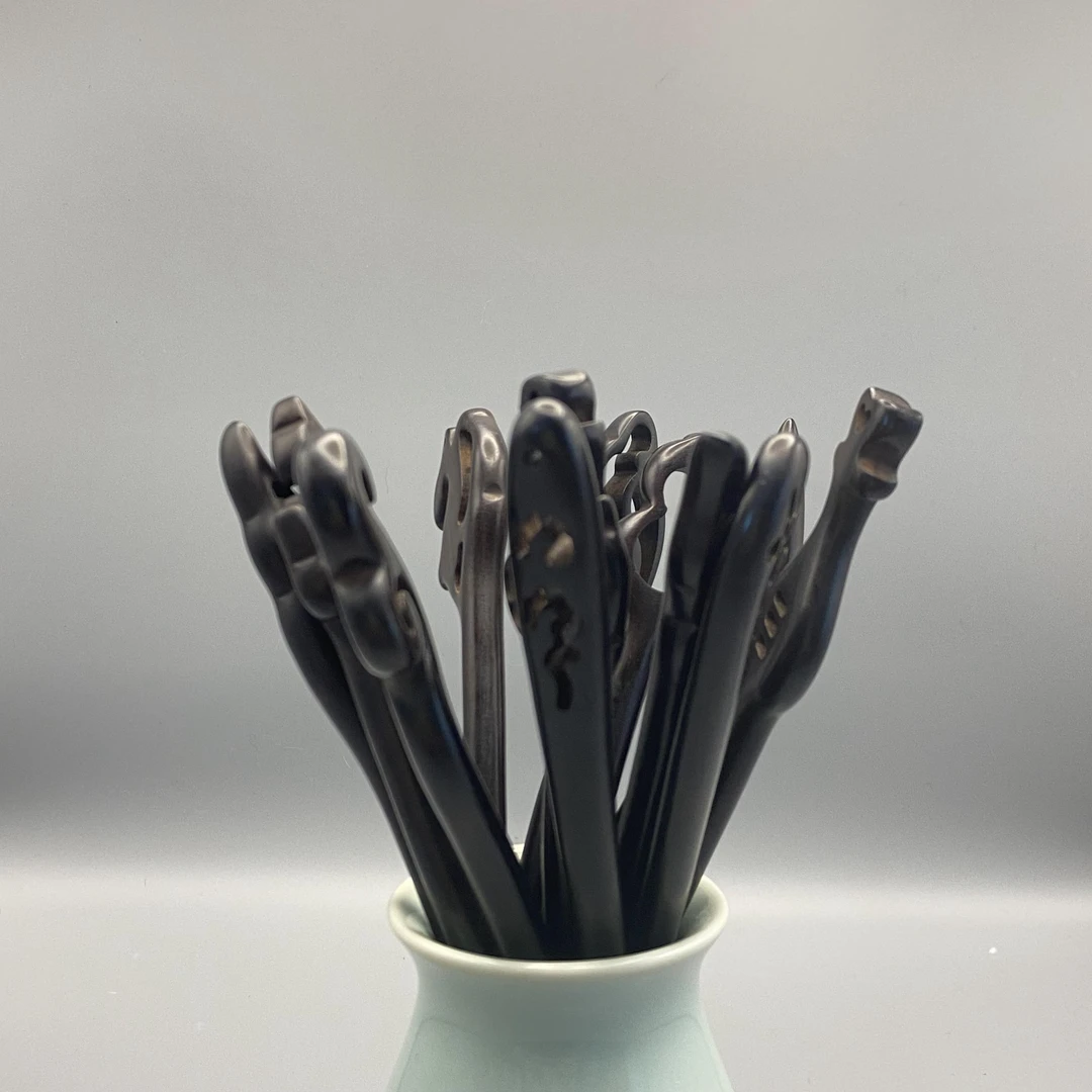 新中式古风简约百搭日常汉服旗袍盘发木簪素簪