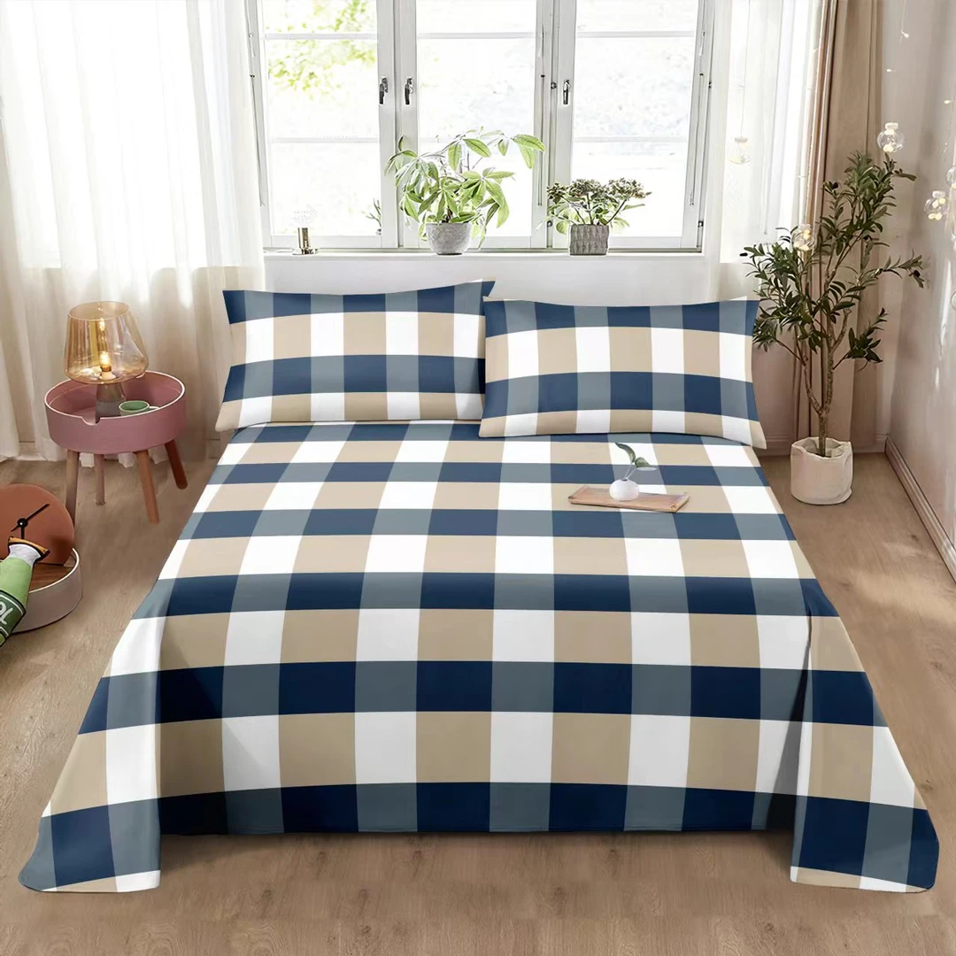 斜纹亲肤磨毛双人床单2*2.25不起球不缩水耐磨舒适