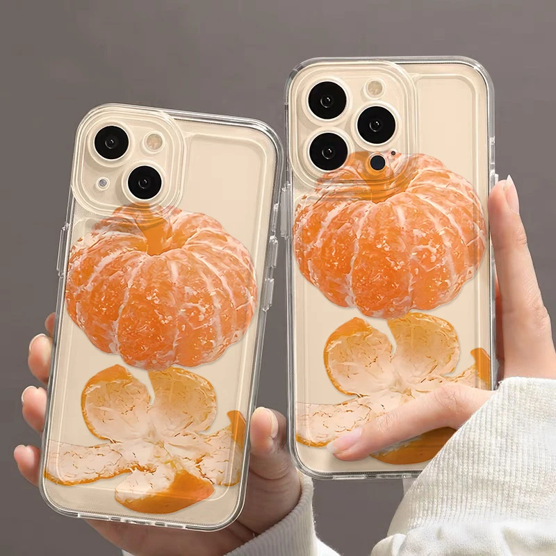 【苹果/华为/荣耀/OPPO/vivo/小米】大胖橘透明全包边防摔手机壳