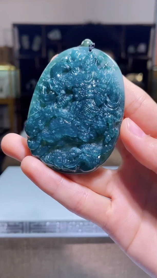 【闪购商品】翡翠吊坠(不含链)未镶嵌D34
