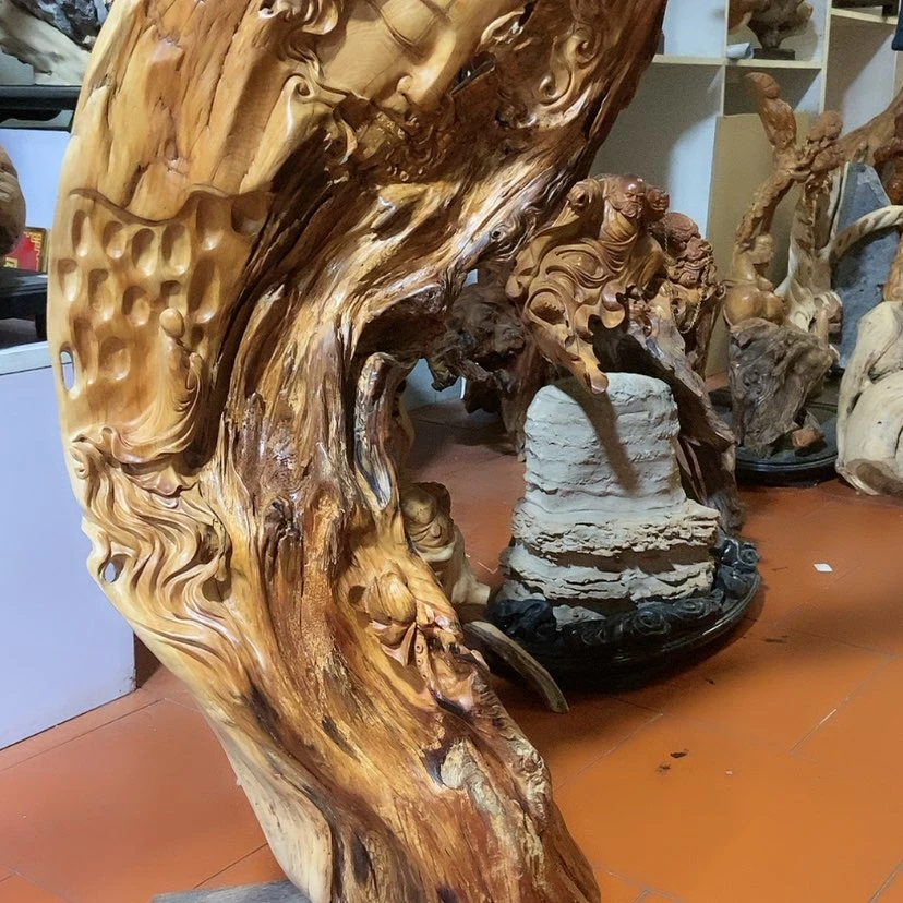 【闪购商品】崖柏根雕开***?