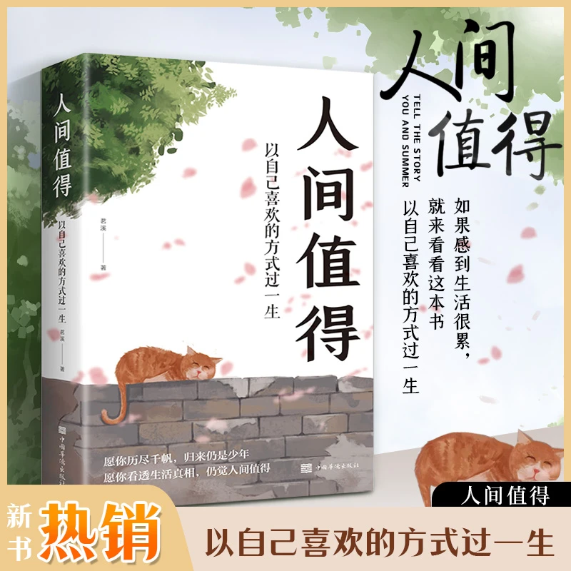 人间值得以自己喜欢的方式过一生经典人生自渡感悟心灵治愈类书籍