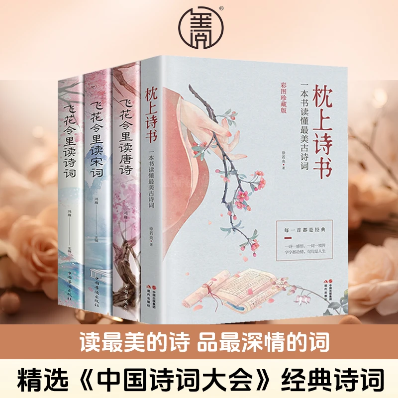 枕上诗书系列 中国古典古诗词 飞花令里读诗词 中国诗词大会推荐