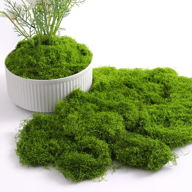 仿苔藓草皮造景仿生假青苔微景观布置摆件草坪盆景盆栽铺面装饰