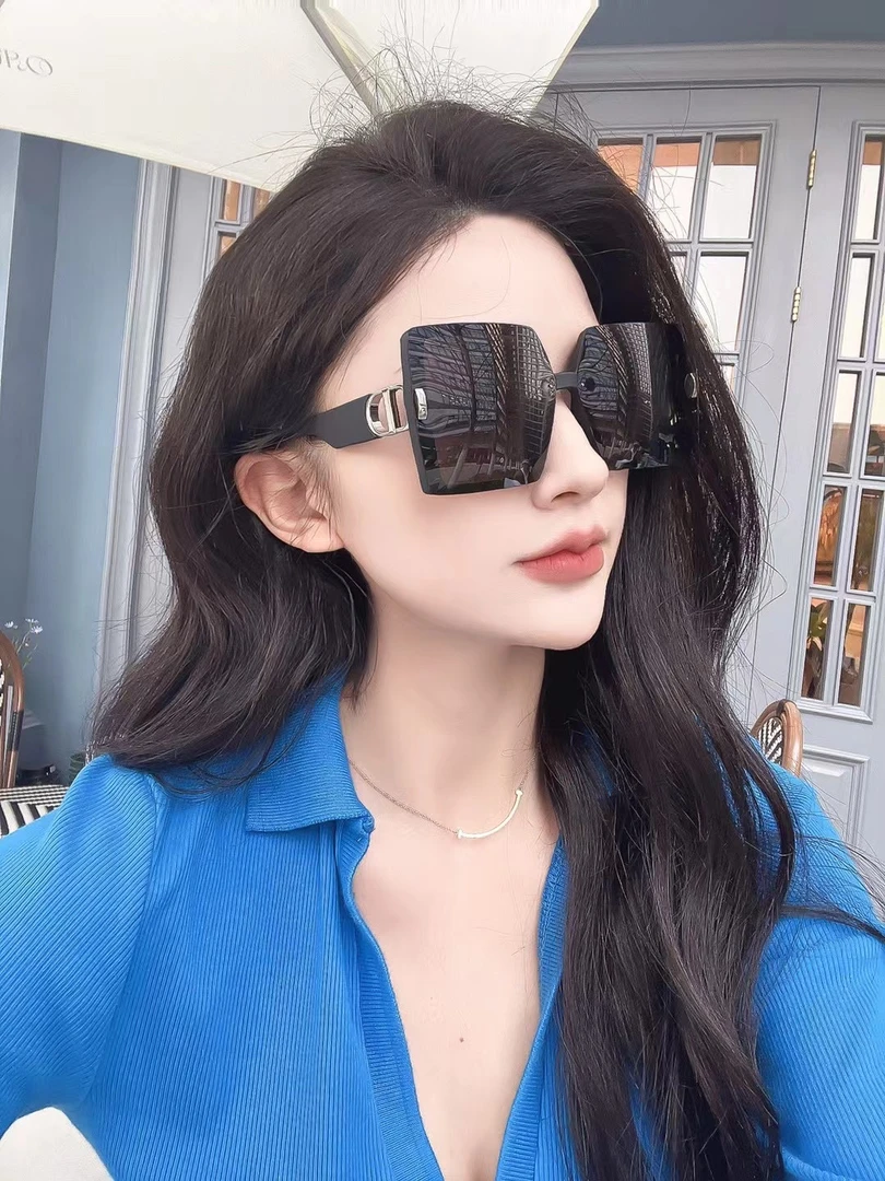 2277新款大方框高清偏光太阳镜遮阳防紫外线时尚街拍显脸小