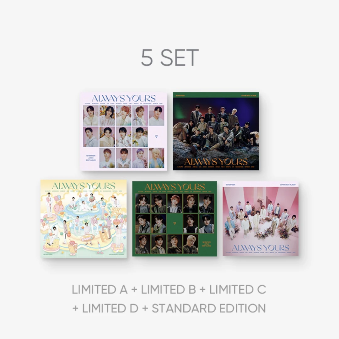 【SEVENTEEN】ALWAYS YOURS日本画册 ADCD盘通常盘廉价盘