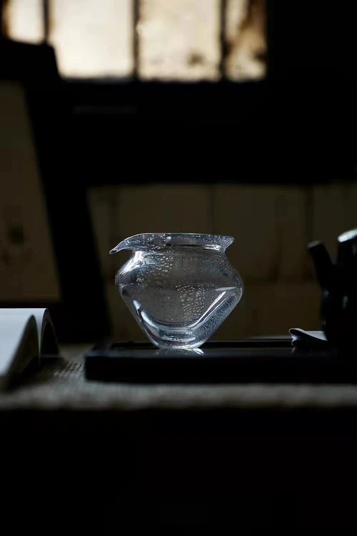 【弥生茶器】饴山福满银箔公道杯