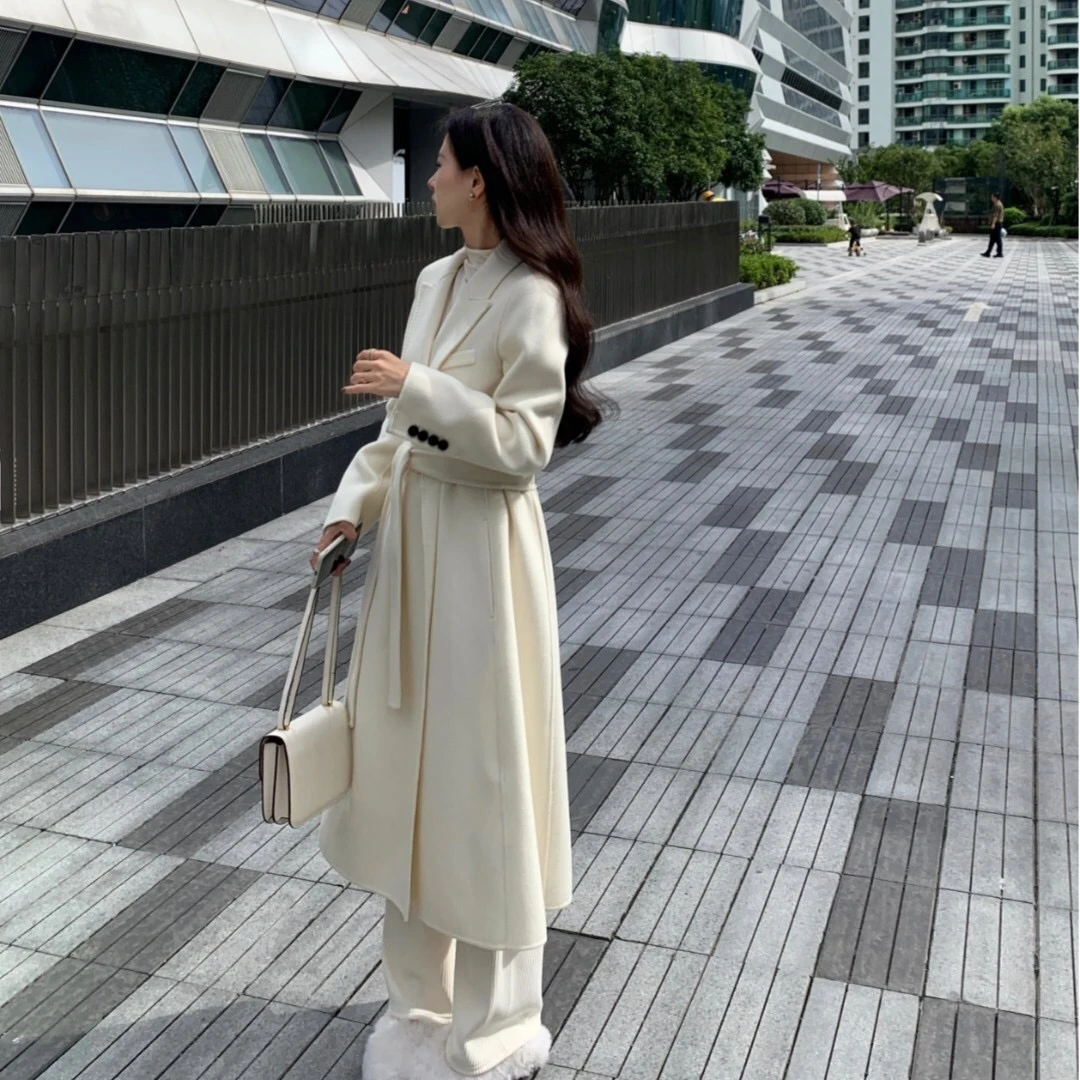 【清】【米卡私服】【 苏黎世】中长款秋冬修身气质高级大衣