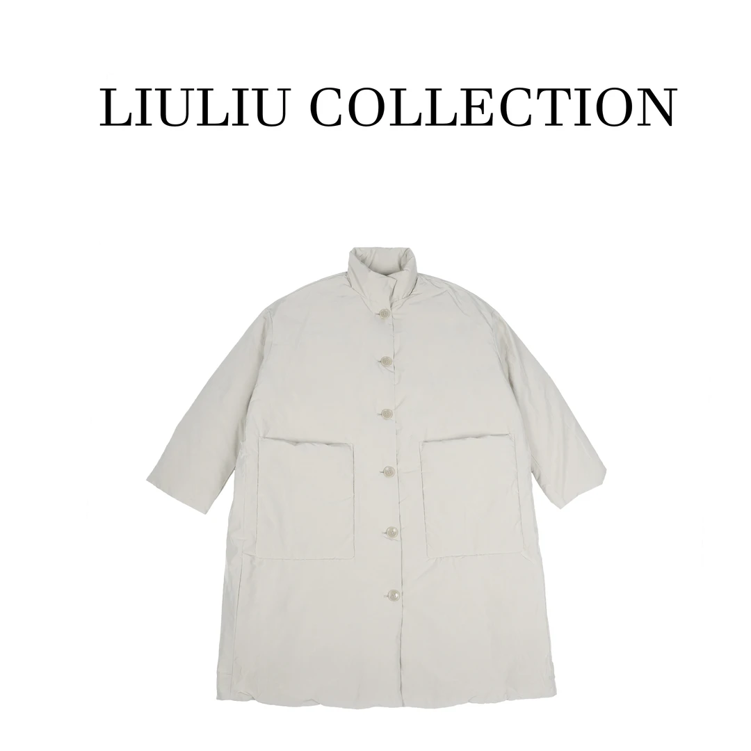 日系文艺风！’‘冬日暖阳‘’保暖 宽松廓形大口袋95白鹅绒棉被羽绒服