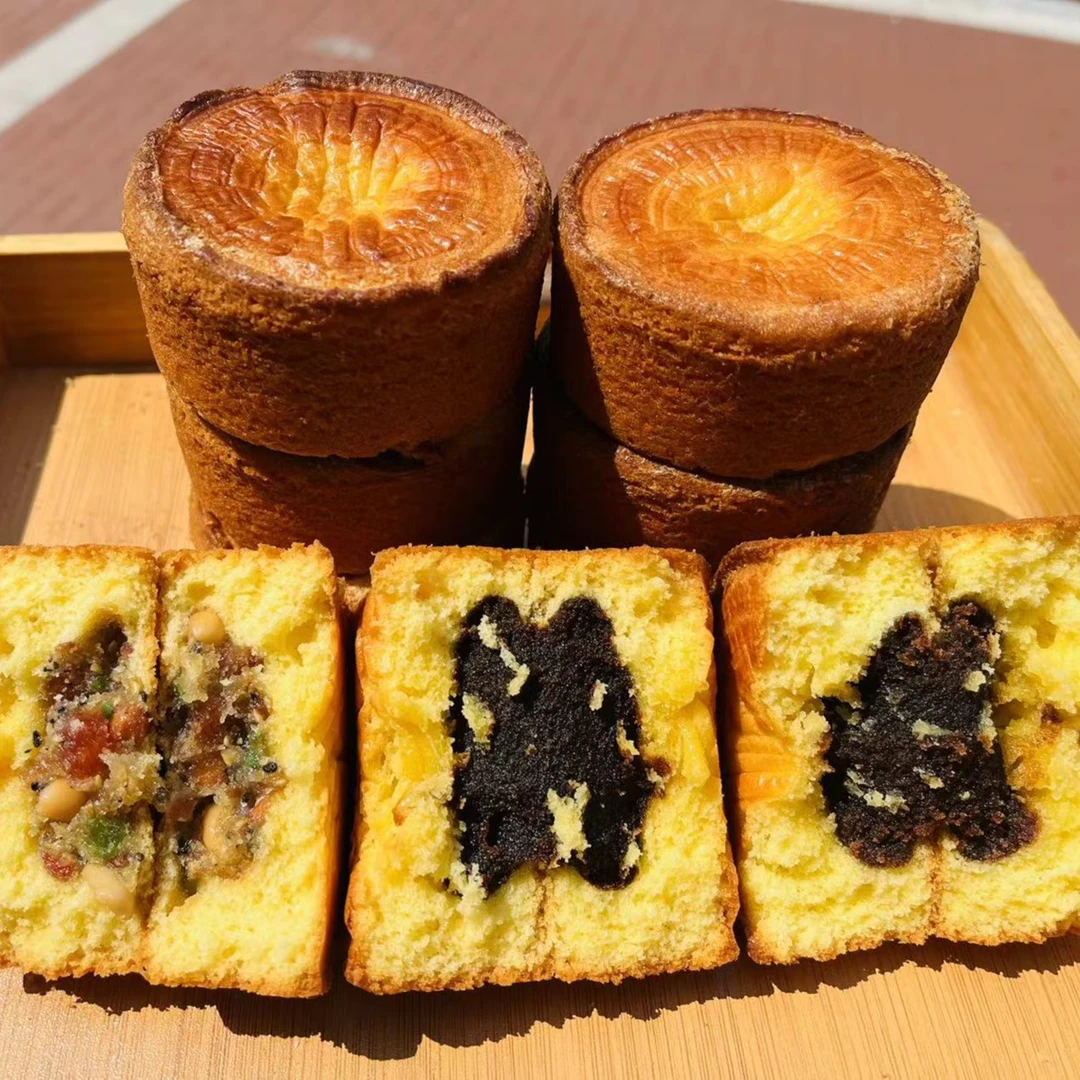 蛋月烧红枣馅月饼