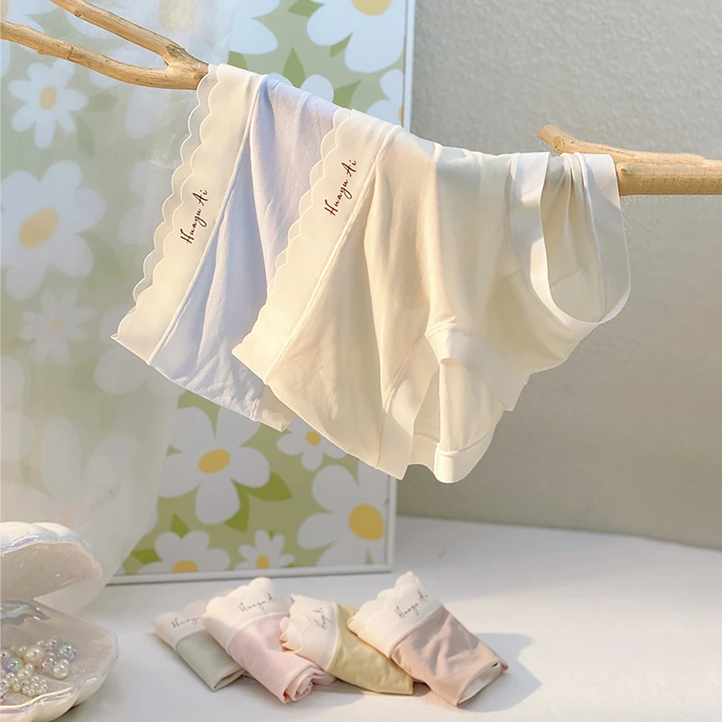 【夏天内裤】轻薄无痕冰丝女夏季舒适透气女士中腰三角内裤三角裤