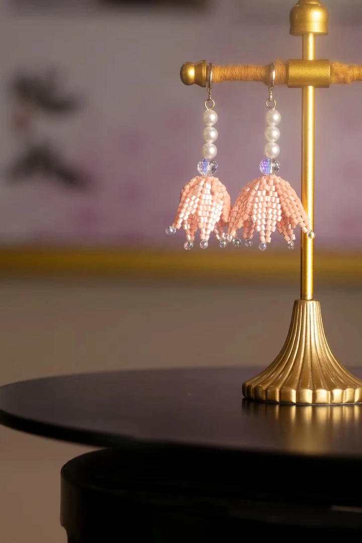 新中式纯手工耳环耳饰