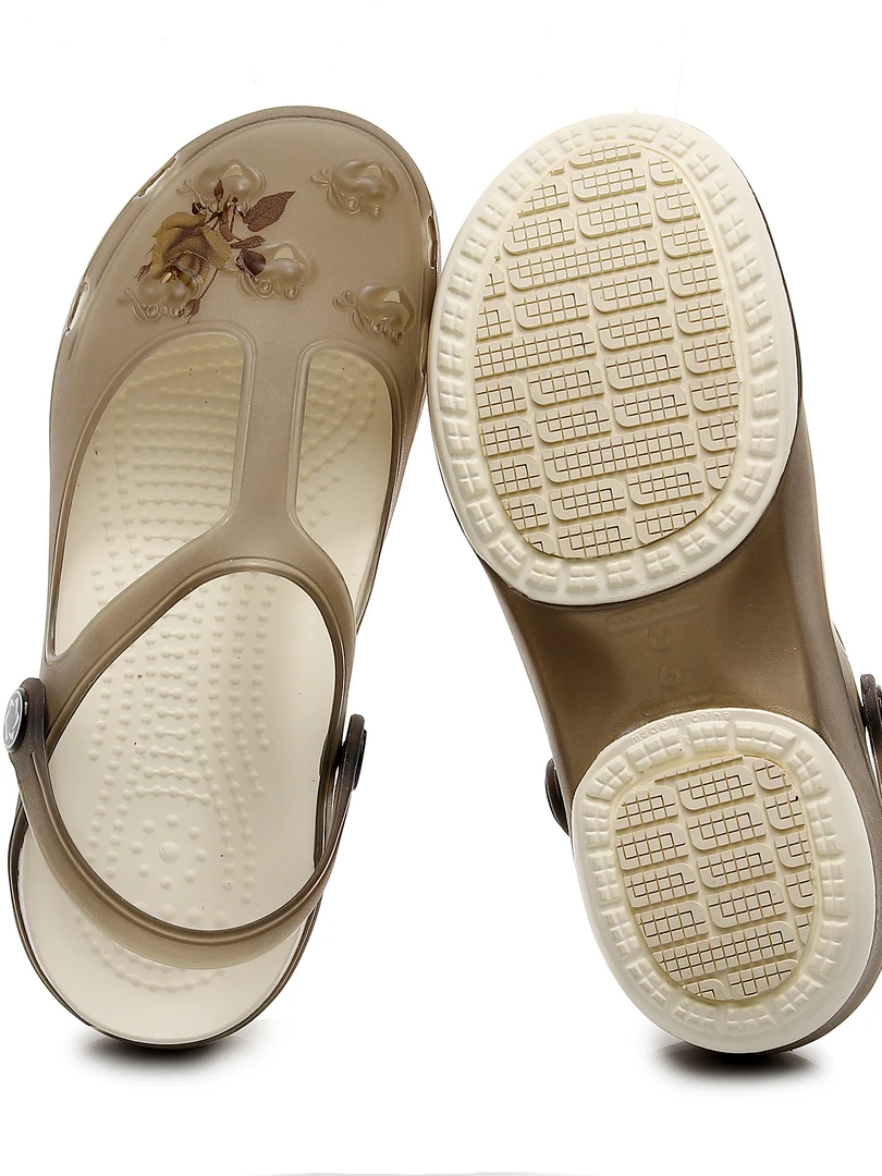 JDOV夏季软底外穿厚底防滑包头平底坡跟洞洞鞋果冻沙滩鞋护士凉鞋