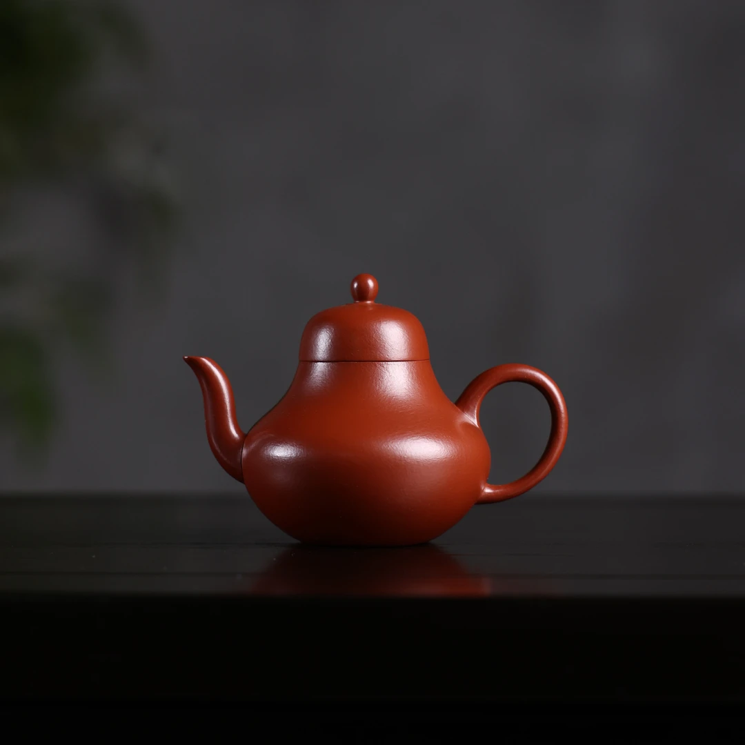 【思婷】原矿朱泥大红袍150cc手工制作内推孔宜兴小容量紫砂壶