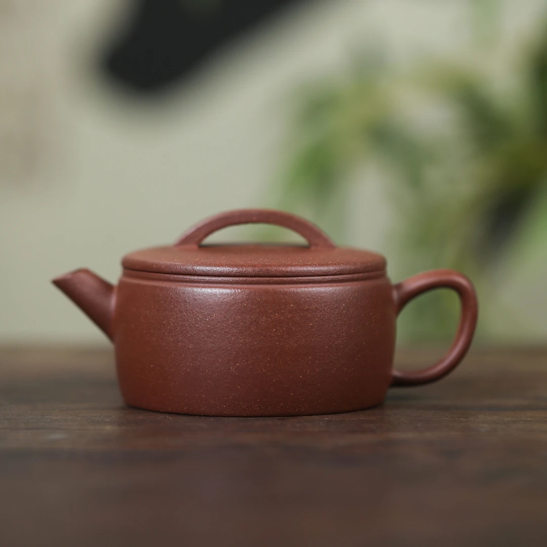 【小汉瓦】 原矿特高温底槽清 135cc 手工制作 内推孔  紫砂壶