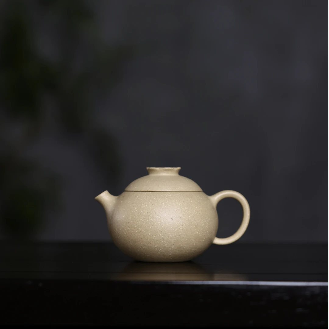 砂盛元【榴香】 原矿本山绿泥 160cc 手工制作 内推孔 宜兴紫砂壶