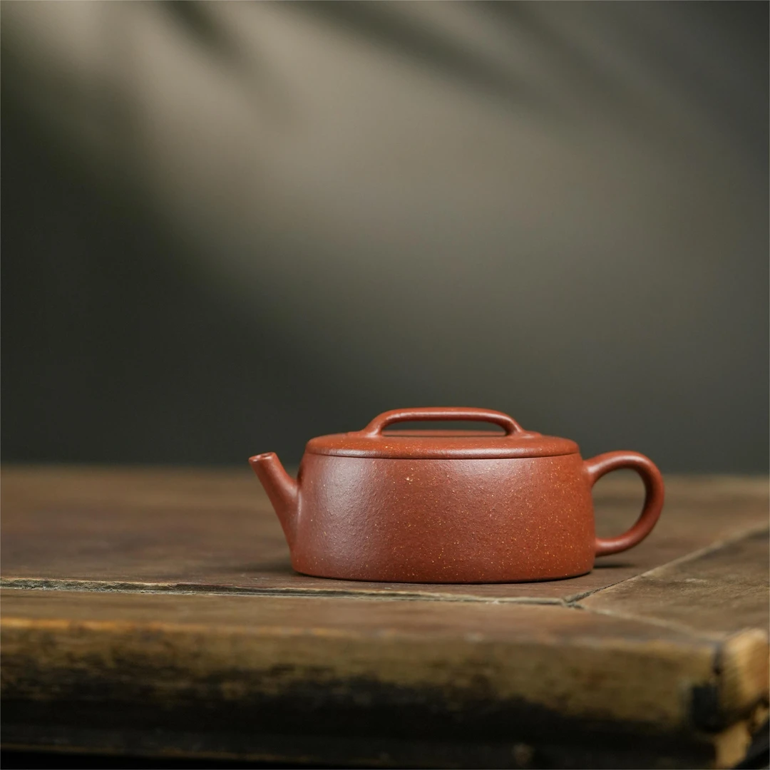 缘壶堂【汉韵】原矿降坡泥 130cc 手工制作 手工球孔 宜兴紫砂壶