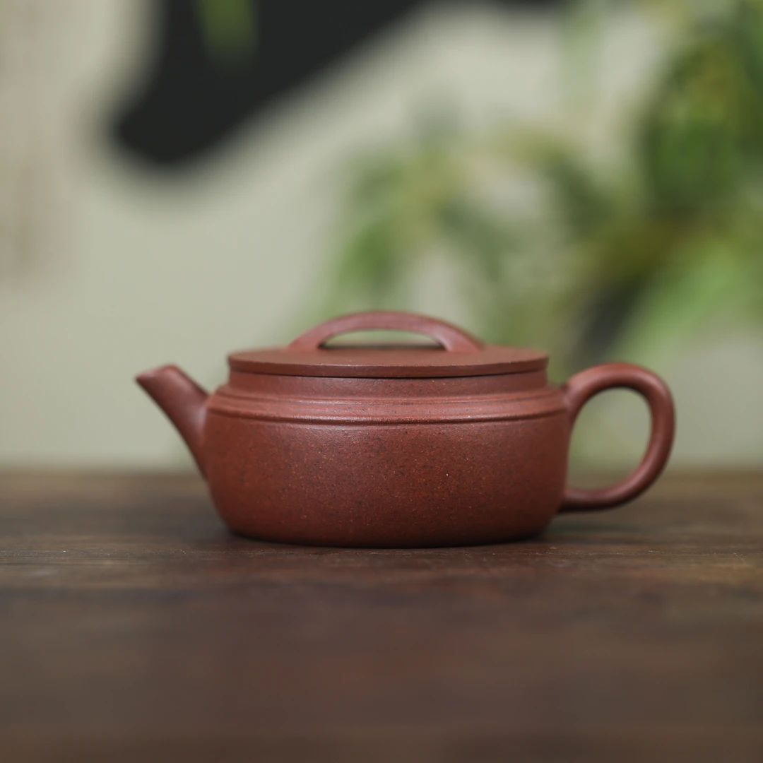 澹砂堂【汉瓦】原矿老清水 130cc 手工制作 内推孔 宜兴紫砂壶