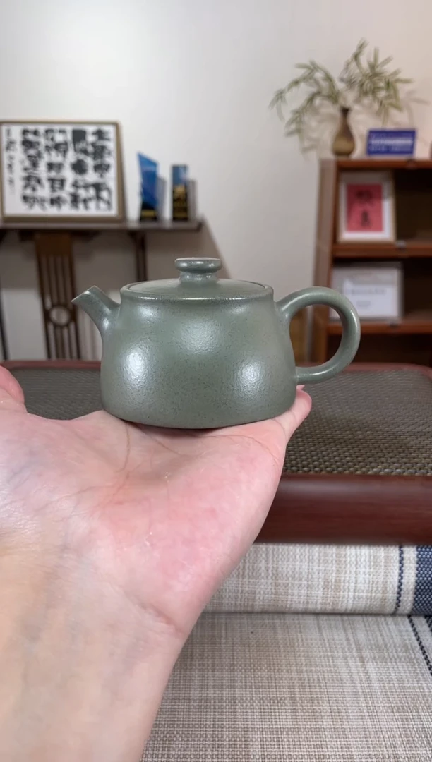 【闪购商品】紫砂茶壶蟹壳青还原烧寄望