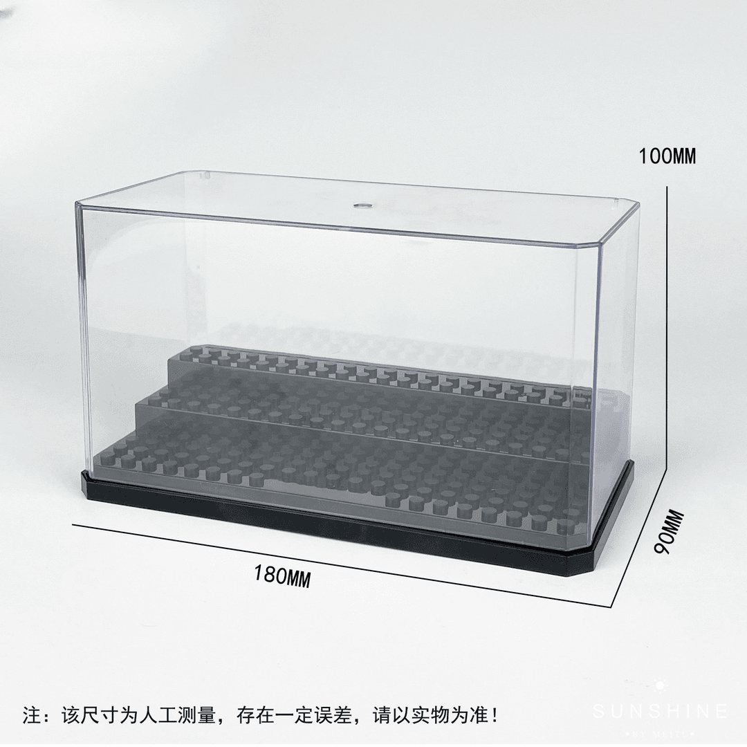 积木底板亚克力罩防尘高清罩配件拼装颗粒积木专用