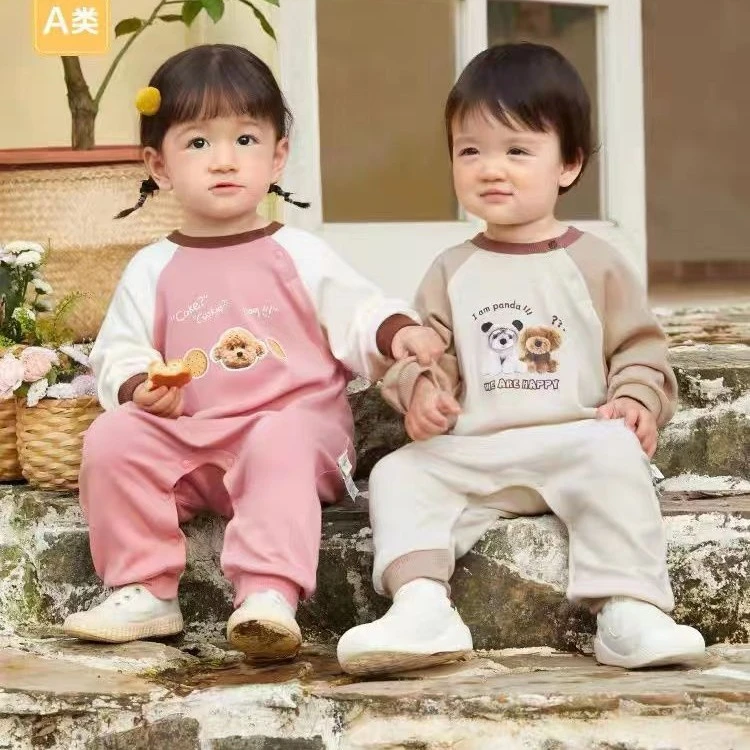 balazheng 婴童宝宝秋款连体衣儿童长袖新生儿幼儿爬服纯棉时尚