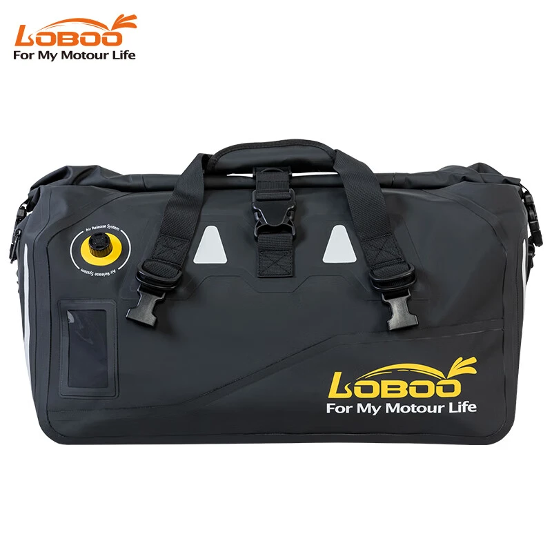 LOBOO萝卜摩托车尾包防水包快拆绑带骑士包头盔包ADV踏板大容量